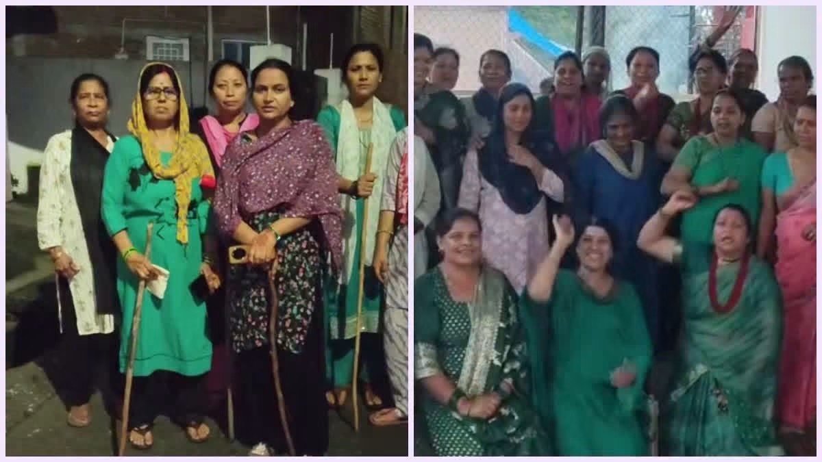 पुलिस के होते हुए महिलाएं हाथों में डंडे लेकर आधी रात तक कर रहीं पहरेदारी, नशे के खिलाफ खुद संभाला मोर्चा