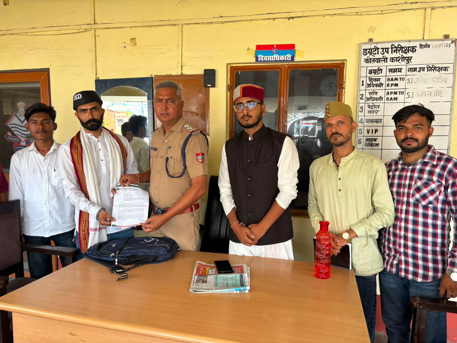गढ़वाली समुदाय पर कथित अभद्र टिप्पणी एवं कानून-व्यवस्था भंग करने के आरोपों पर कार्रवाई की मांग, आयुष रावत के नेतृत्व में युवा उक्रांद ने कोतवाली काशीपुर में सौंपा प्रार्थना-पत्र